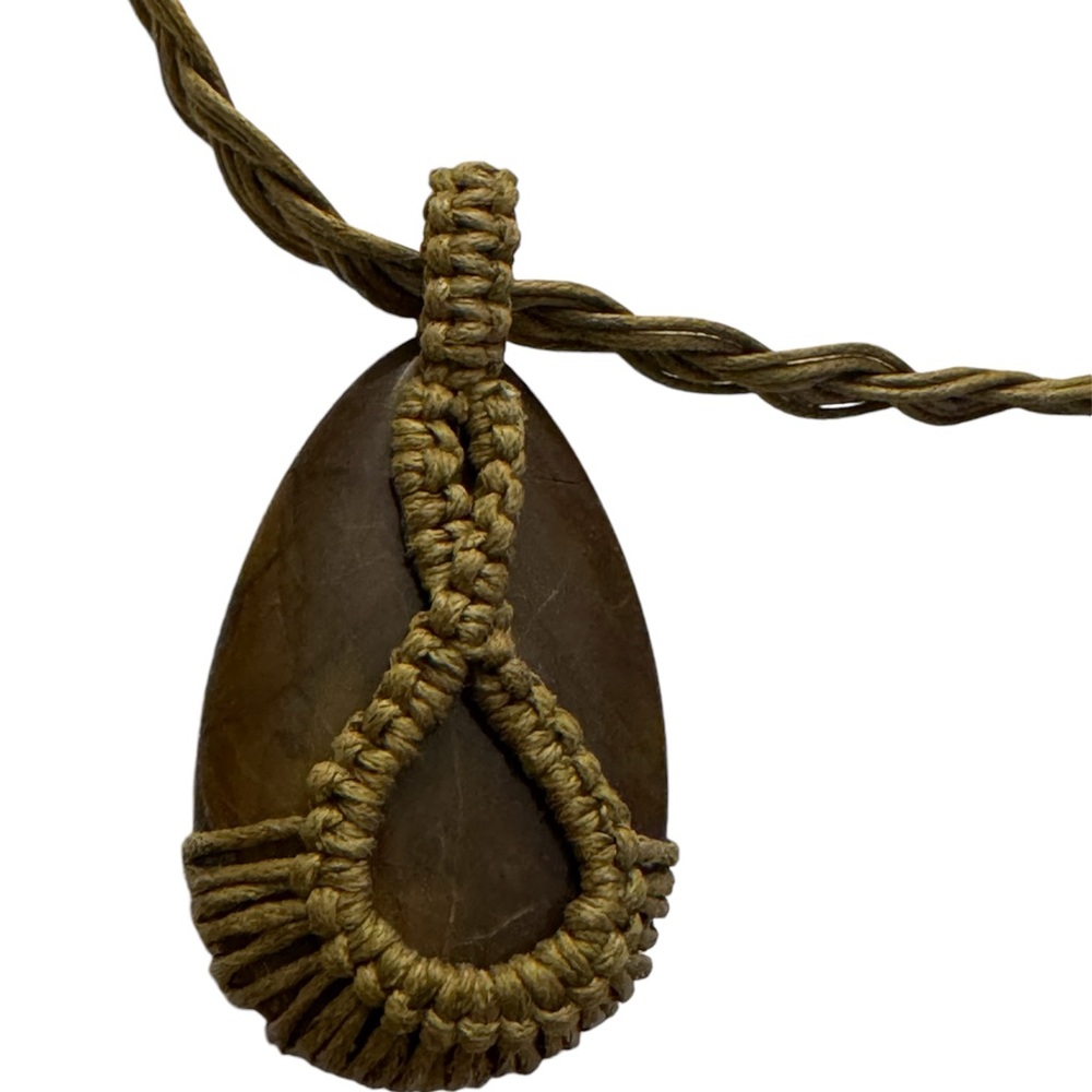 FREE PEOPLE Multi JASPER STONE SILK BRAIDING Cord